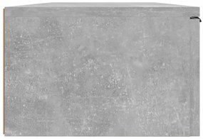 2 db betonszürke szerelt fa fali szekrény 68 x 30 x 20 cm
