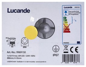 Lucande Lucande - Kültéri beépíthető lámpa EDWINA 1xGU10/6W/230V IP67 LW0740
