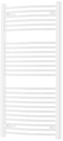Íves törölközőszárító radiátor 1200x600 mm fehér