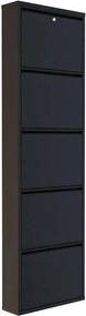 Locking 5 Piece Metal - Black