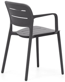Szürke műanyag kerti szék Morella – Kave Home