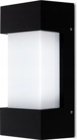 Kültéri Fali Lámpa Led-es Homlokzati Kerti Lámpa E27 Bemenettel Fekete