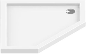 New Trendy New Azura ötszögletű zuhanytálca 90x90 cm fehér B-0365