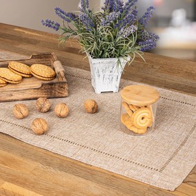 Asztali futó, barna, 40 x 140 cm, 40 x 140 cm