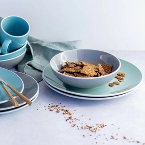 Mäser 24 darabos ELISSA étkészlet – zöld fényes