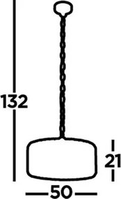 Függeszték Króm CHAPEAU SEARCHLIGHT 82101-5CC