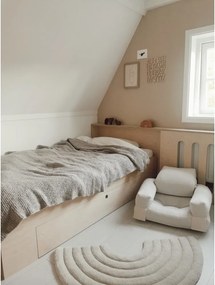 Mini Hippo feketés szürke relaxációs gyerekfotel - Karup Design