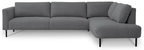 Sötétszürke sarokkanapé (jobb oldali) Hero – Scandic