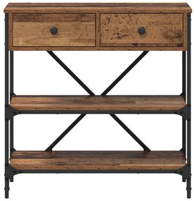 Konzoltábla Régi Fa 75x34.5x75 cm Műanyag Fa