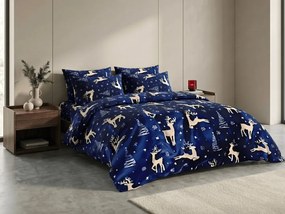 Mikroplüss ágyneműhuzat NIVALIS kék Ágyneműhuzat mérete: 70 x 90 cm | 140 x 200 cm