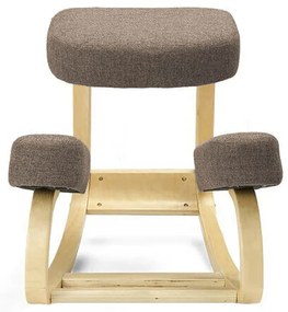 Egyensúlyfejlesztő térdeplőszék - több típusban-barna