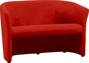 Klub dupla fotel, szövet piros, CUBA