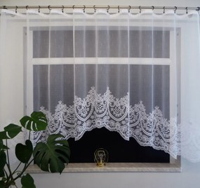 Mg Függöny Fehér Ív 750x125 kész Bacardi szalaggal lengyel