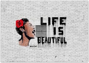 Poszterek A4 Szint Banksy Life is beautiful