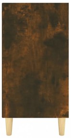 füstös tölgy színű szerelt fa tálalószekrény 103,5 x 35 x 70 cm