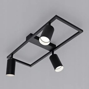 Álmennyezeti spotlámpa 3xGU10/30W/230V fekete