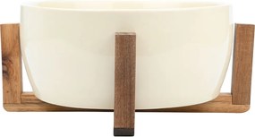 Tálalótál salátatál gyümölcs snack 28 cm kőből