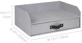 Karton fiókos rendszerező dokumentumokhoz Walter – Bigso Box of Sweden