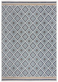 Sárga-kék kültéri-beltéri szőnyeg 160x230 cm Zia Trellis – Flair Rugs