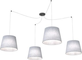 Emibig modern függeszték ascot fekete szürke emi1424/4