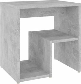 vidaXL betonszürke szerelt fa éjjeliszekrény 40 x 30 x 40 cm