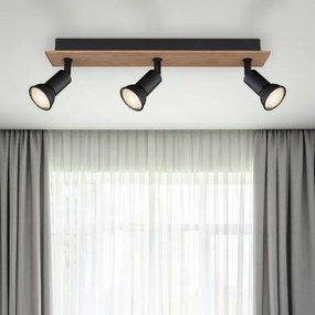 Globo 57998-3W - DREW 3xGU10/35W/230V spotlámpa fa/fém