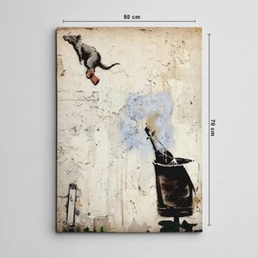 WY117 Banksy vászonkép, 50 x 70 cm