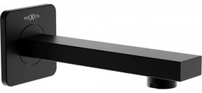 Mexen Cube fali kád csaptelep, fekete - 79370-70