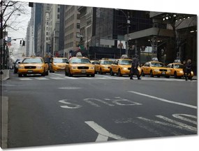 Képek 120x80 New York sárga taxik