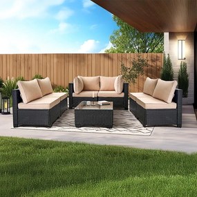 Avenberg ESPERANZA Kerti rattan ülőgarnitúra