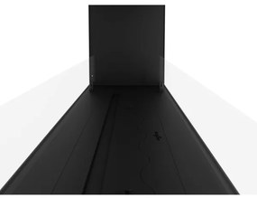 InFire - Beépített BIO kandalló 48,5x123,5 cm 6kW fekete