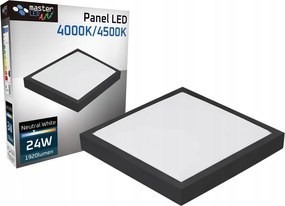 Led panel falra szerelhető négyzet 24W Proma 4000K fekete