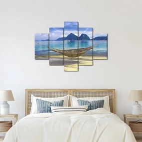 Kép - Egy függőágy képe a tengerparton 2 (150x105 cm)