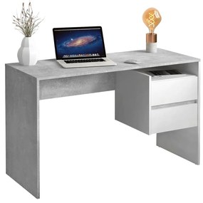 PC asztal Titanes (beton + fehér) . 1116530