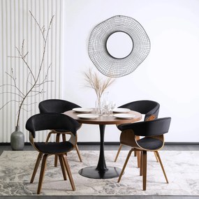 Étkezőszék Fekete Színben. OHIO 2