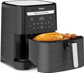 Fekete forrólevegős fritőz Easy Fry &amp; Grill XXL EY801815 – Tefal
