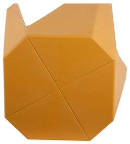 Mustársárga műanyag ülőke Cherish – Leitmotiv