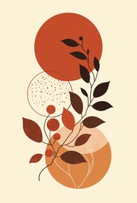 Poszterek nappaliba boho modern 67,5x100cm