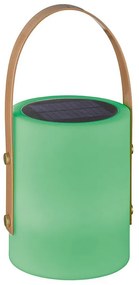 Fehér-barna LED asztali lámpa (magasság 34 cm) Bari – Fischer &amp; Honsel