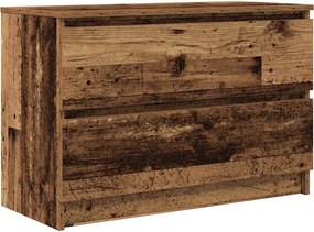 vidaXL antik hatású szerelt fa TV-szekrény 80x35x54 cm