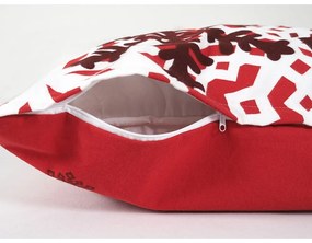 B.E.S. Petrovice Flanel ágynemű Vörös téli mese,140 x 200 cm, 70 x 90 cm