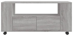 szürke sonoma színű szerelt fa TV-szekrény 102x34,5x43 cm