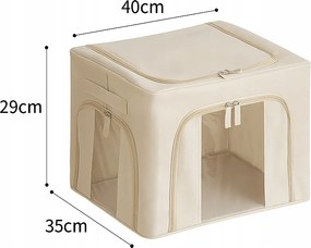 Összecsukható rendszerező Dolgok Tároló doboz 40 liter