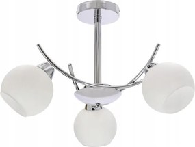 Mennyezeti függőlámpa nappali hálószoba szoba ezüst modern Amos