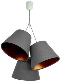 Csillár zsinóron AMBROSIA 3xE27/60W/230V