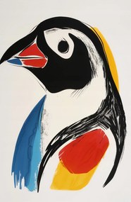 Poszter 53x81cm Madár portré