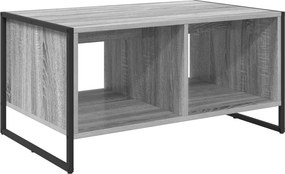 vidaXL Dohányzóasztal Szürke Sonoma 80 x 50 x 40 cm Faanyag