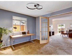 LED dimmelhető felületre szerelhető csillár LED/110W/230V 3000-6500K + távirányító