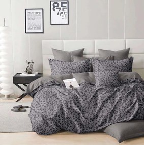 Pamut ágynemű NOMARI szürke Ágyneműhuzat mérete: 70 x 90 cm | 140 x 200 cm