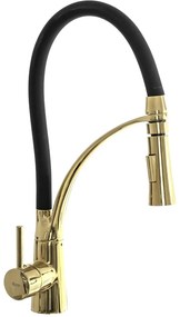 Konyhai csaptelep Rea GASPAR high BLACK / GOLD